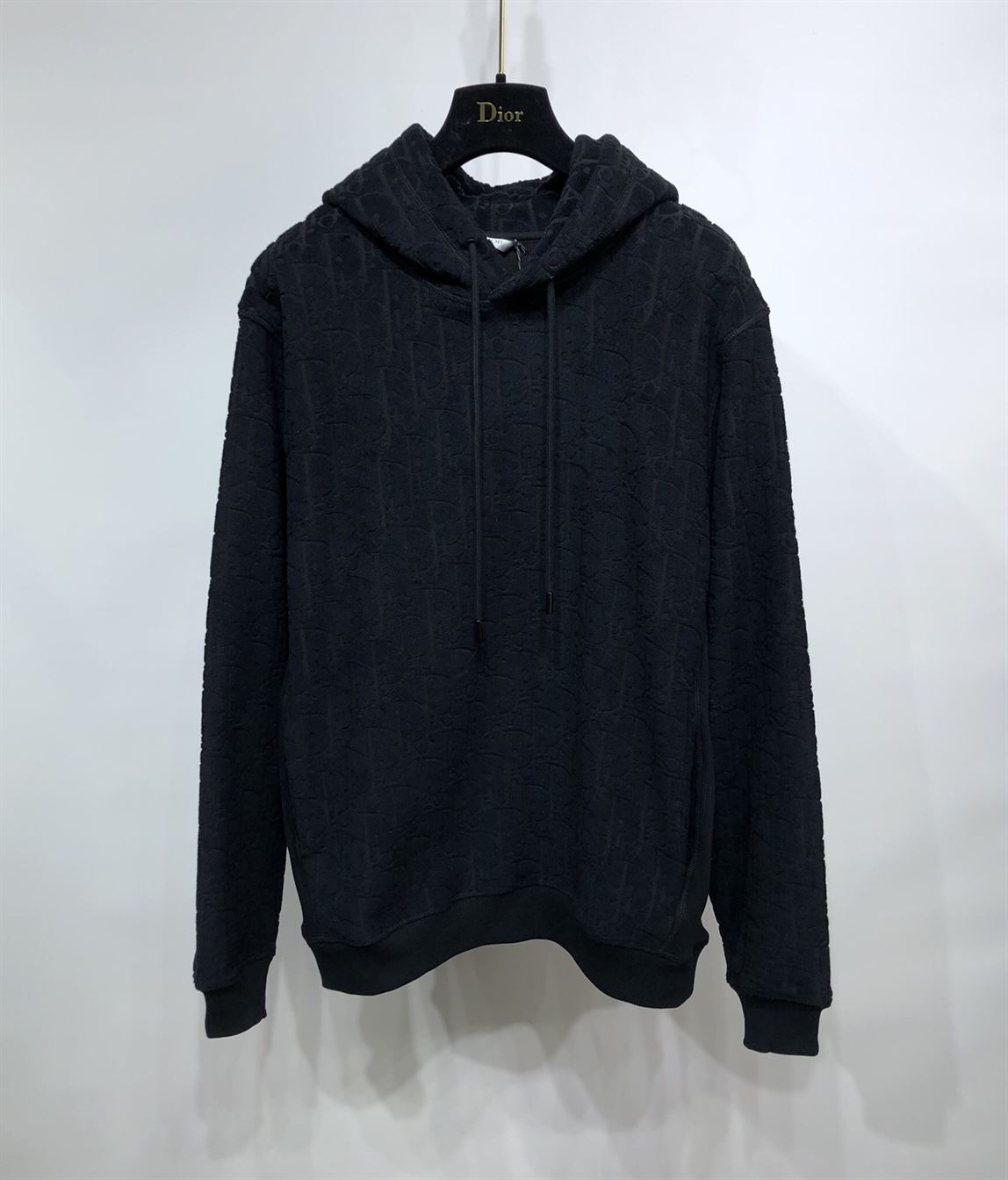 DIOR OBLIQUE HOODED SWEATSHIRT, RELAXED FIT - DOS005