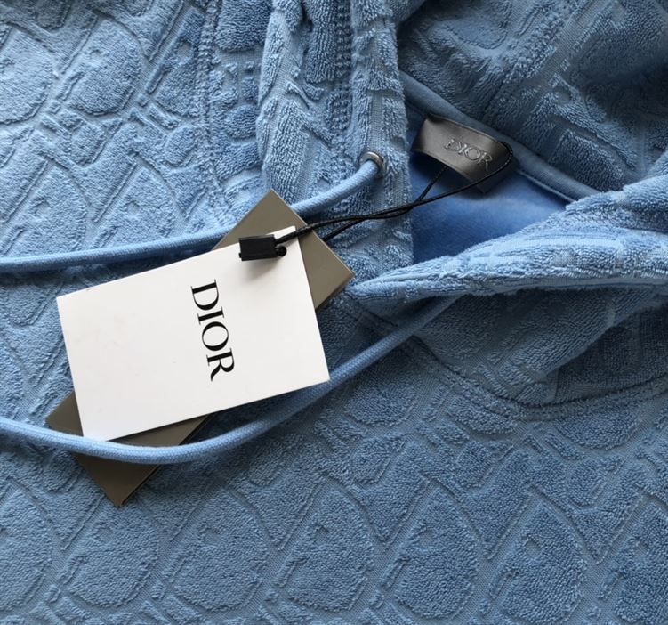 DIOR OBLIQUE HOODED SWEATSHIRT RELAXED FIT - DOS023