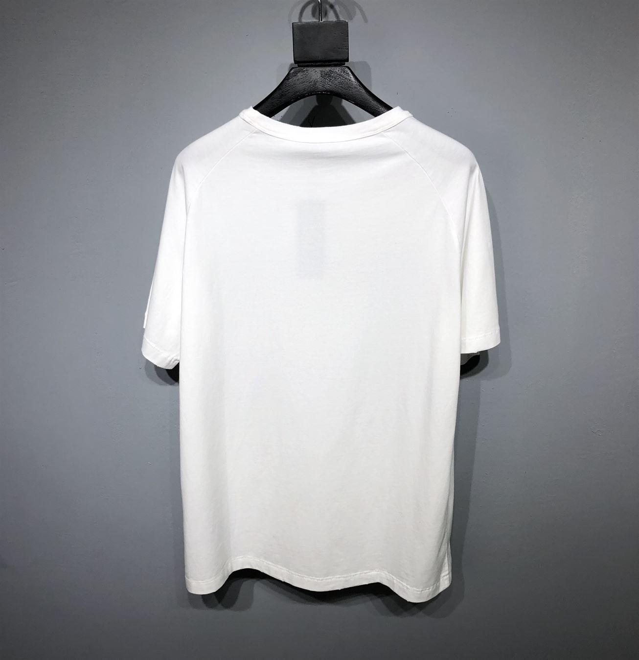 DIOR RELAXED-FIT DIOR BY ERL T-SHIRT WHITE SLUB COTTON JERSEY - DOT021