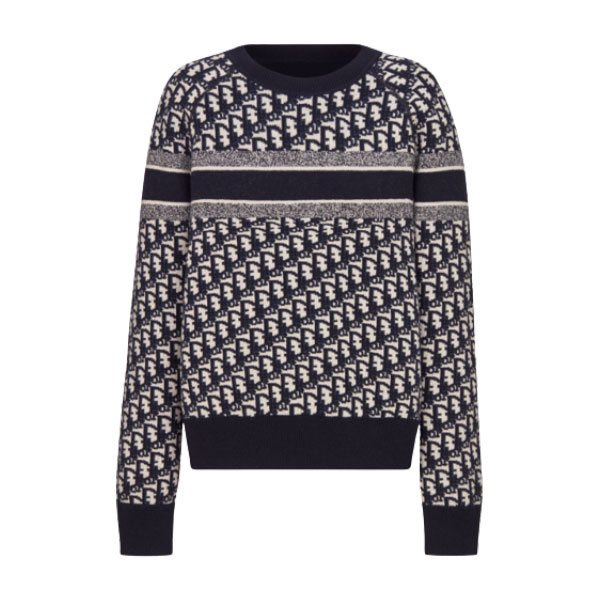 DIOR REVERSIBLE ROUND-NECK SWEATER - DOS016