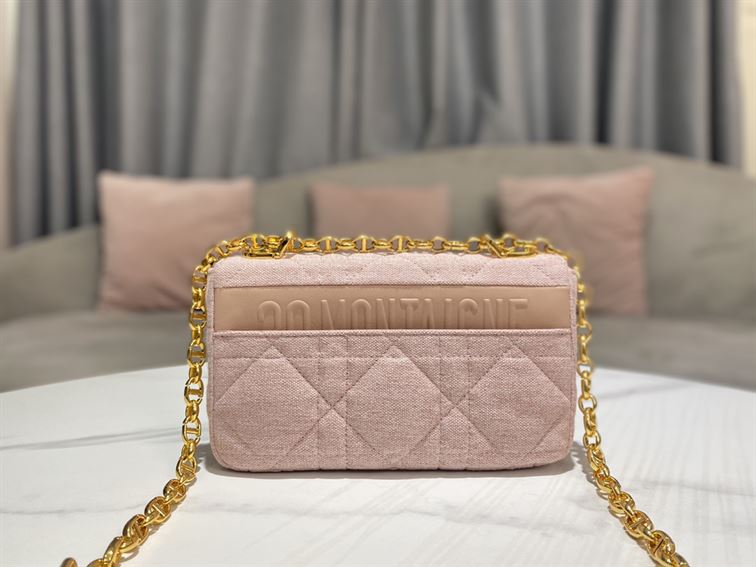 DIOR SMALL DIOR CARO BAG ROSE DES VENTS