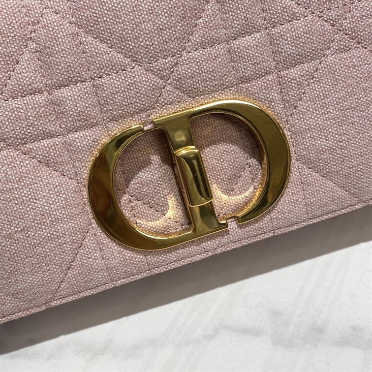 DIOR SMALL DIOR CARO BAG ROSE DES VENTS