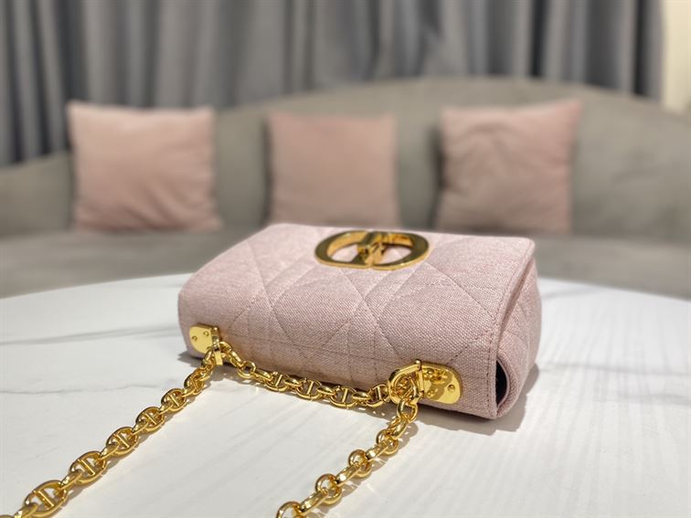 DIOR SMALL DIOR CARO BAG ROSE DES VENTS