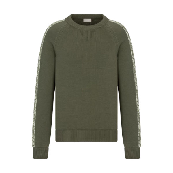 DIOR SWEATER WITH DIOR OBLIQUE INSERTS - DOS019