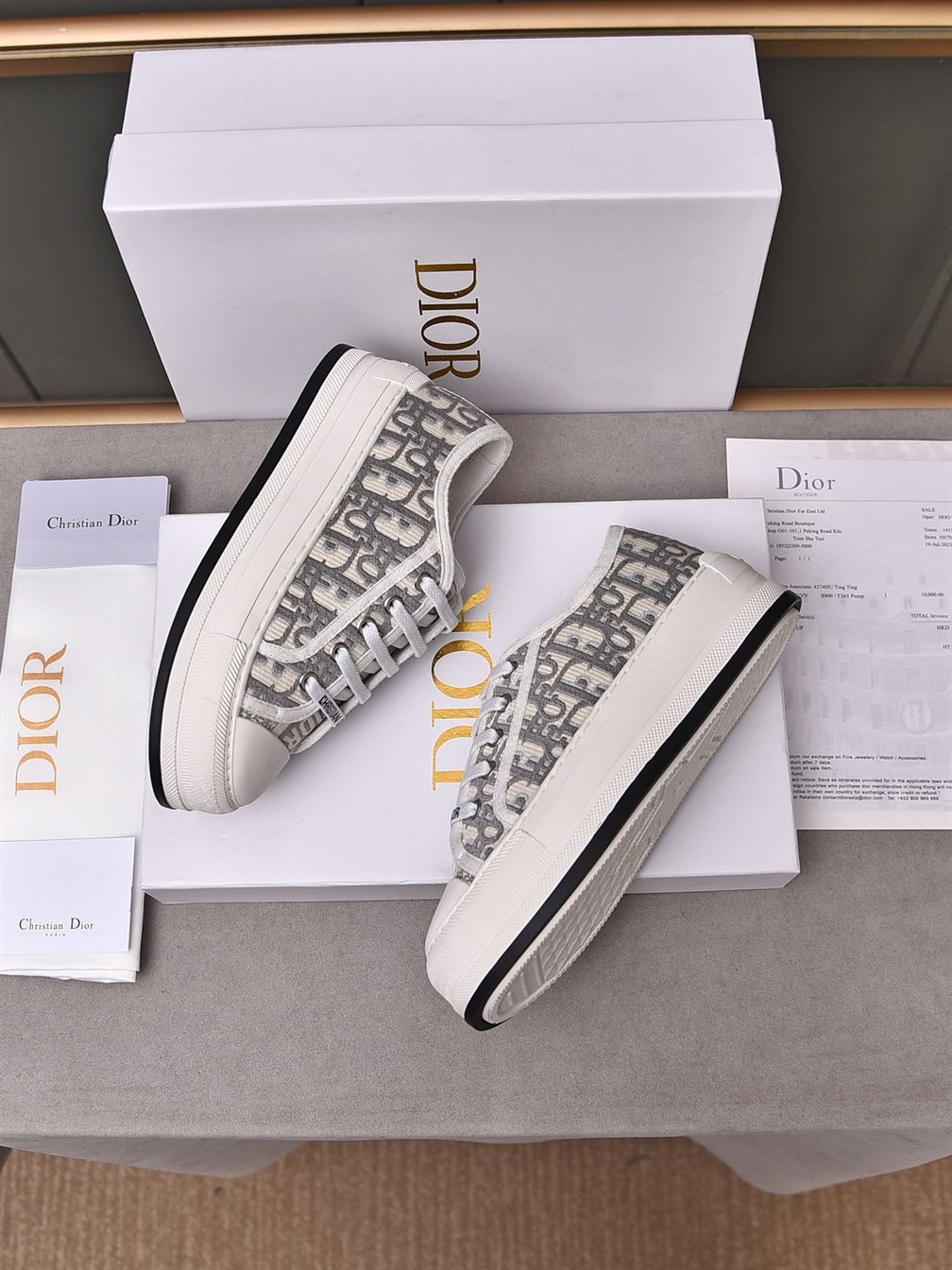 DIOR WALK’N’DIOR PLATFORM LOW-TOP SNEAKER - DO144