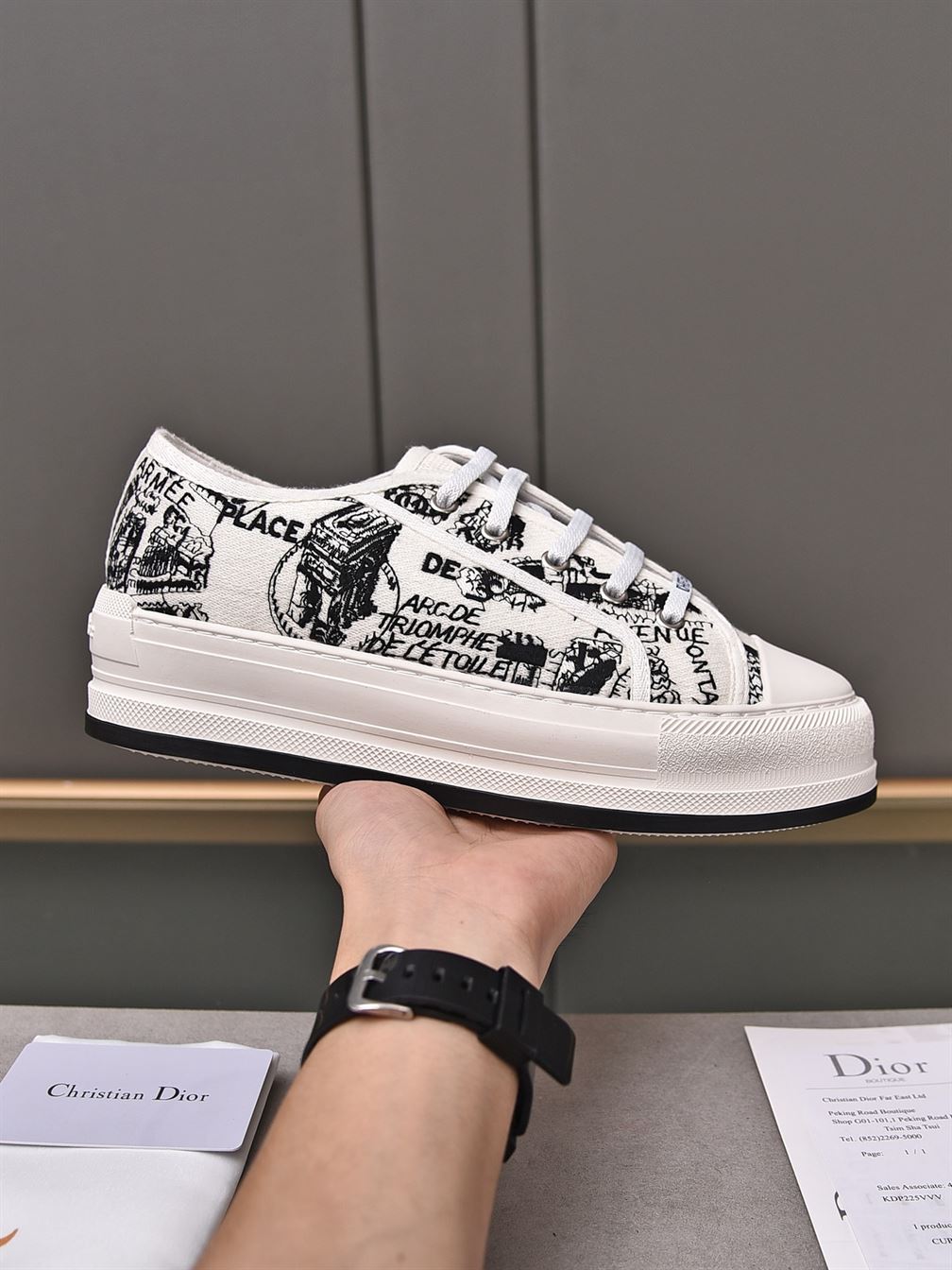 DIOR WALK’N’DIOR PLATFORM LOW-TOP SNEAKER - DO145