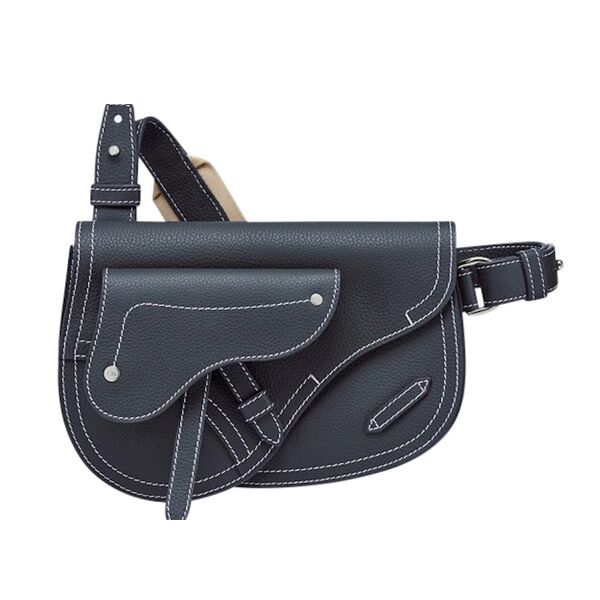 DIOR X KAWS POUCH SADDLE NAVY BLUE - DIO016