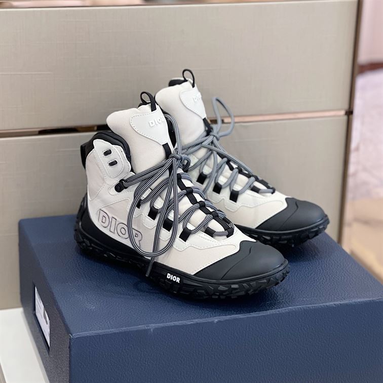 DIORIZON HIKING BOOT GRAY TECHNICAL MESH AND BLACK RUBBER - DO088