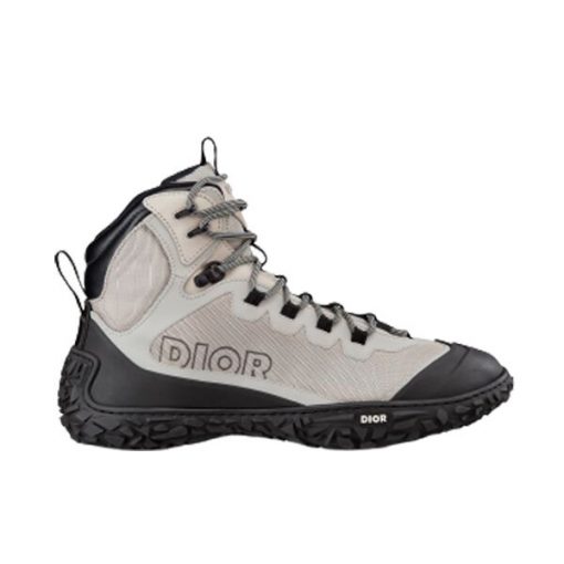 DIORIZON HIKING BOOT GRAY TECHNICAL MESH AND BLACK RUBBER - DO088