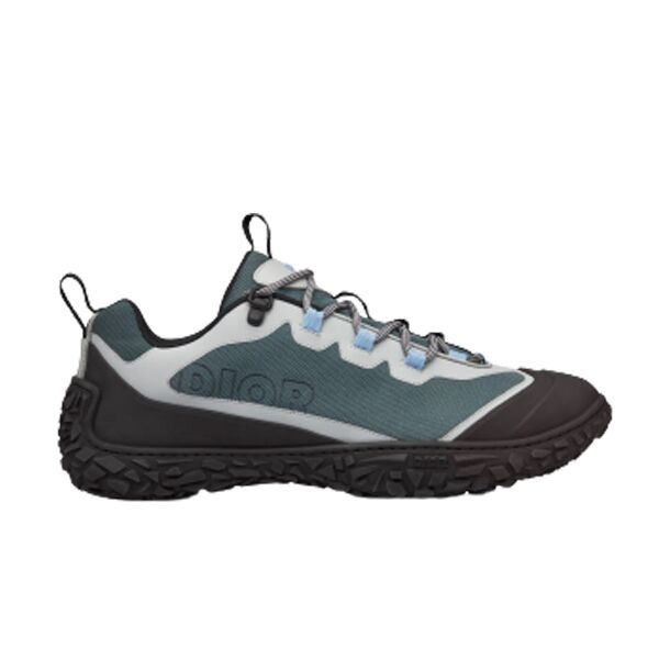 DIORIZON HIKING SHOE GREEN-GREY TECHNICAL MESH AND BLACK RUBBER - DO085