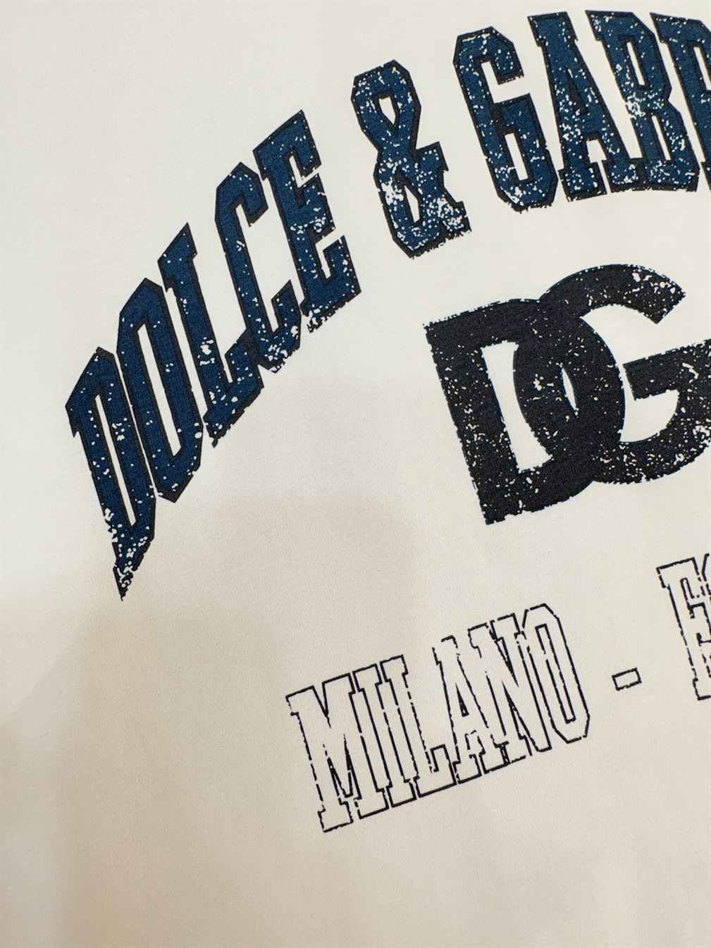 DOLCE & GABBANA COTTON T-SHIRT WITH PRINT - DT003