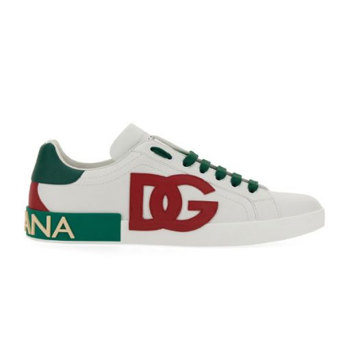 DOLCE & GABBANA PORTOFINO LEATHER SNEAKER – DG040