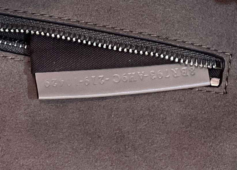 FENDI BAGUETTE CHAIN MIDI DARK GREY