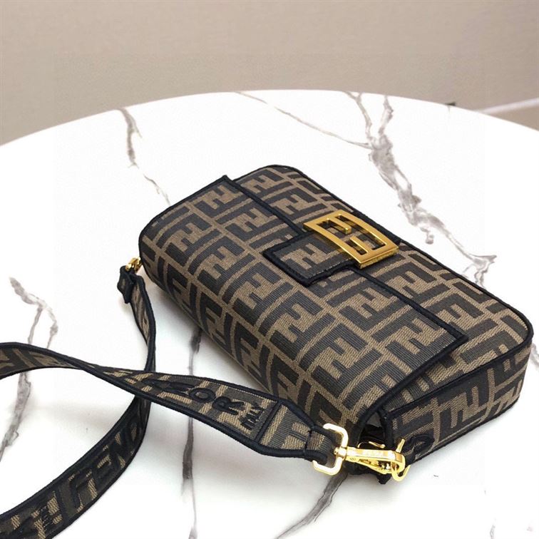 FENDI BAGUETTE JACQUARD FF FABRIC BAG