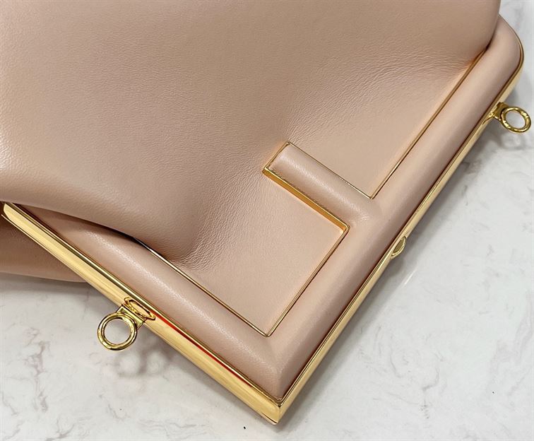 FENDI FIRST SMALL PINK LEATHER BAG