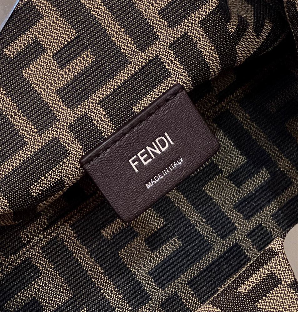 FENDI FIRST SMALL PURPLE LEATHER BAG
