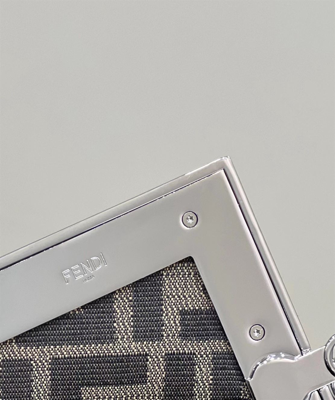 FENDI FIRST SMALL PURPLE LEATHER BAG