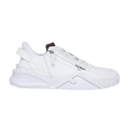FENDI FLOW WHITE CAIMAN LOW TOPS - FDS012