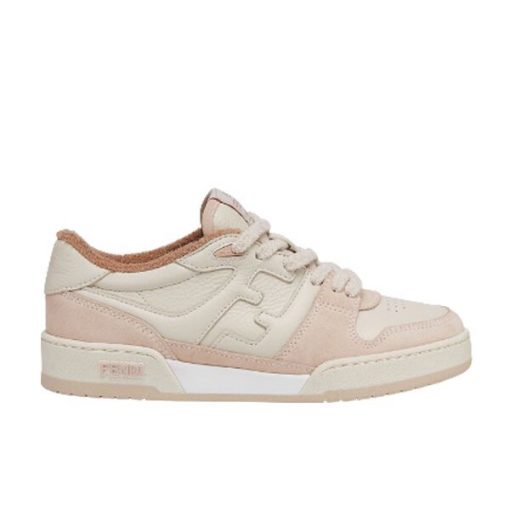 FENDI MATCH LOW TOPS IN PINK SUEDE - FDS014