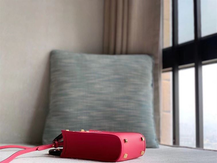 FENDI MINI SUNSHINE SHOPPER FUCHSIA