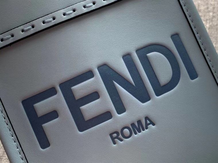 FENDI MINI SUNSHINE SHOPPER LIGHT BLUE