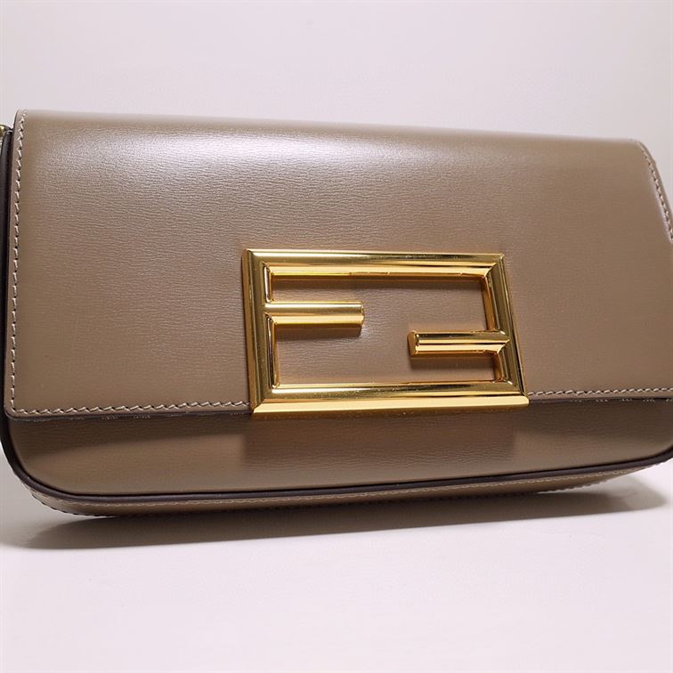 FENDI WALLET ON CHAIN WITH POUCHES BROWN MINI BAG
