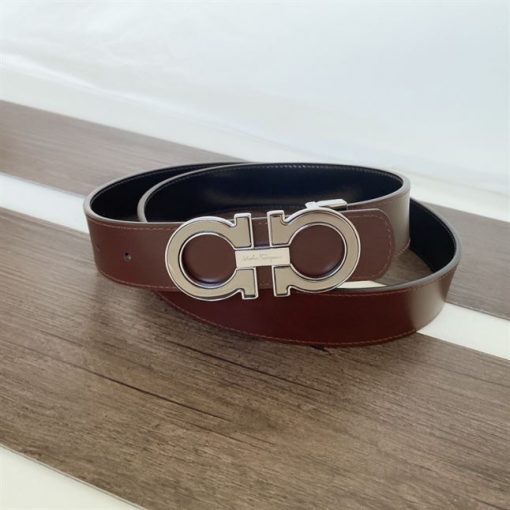 FERRAGAMO REVERSIBLE AND ADJUSTABLE GANCINI BELT - FB003
