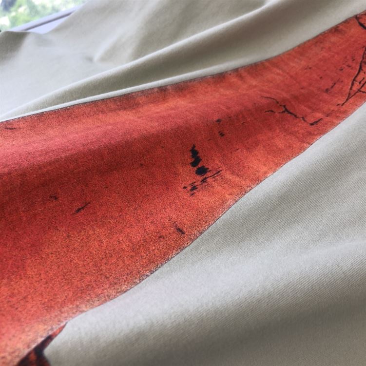 GIVENCHY SLIM FIT T-SHIRT IN JERSEY WITH CERAMIC PRINT IN LIGHT GREEN - GTS004