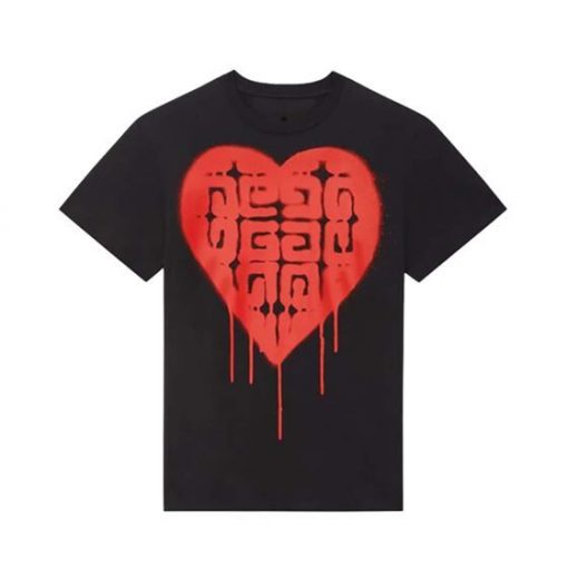 GIVENCHY SLIM FIT T-SHIRT IN JERSEY WITH TAG EFFECT PRINT - GTS002