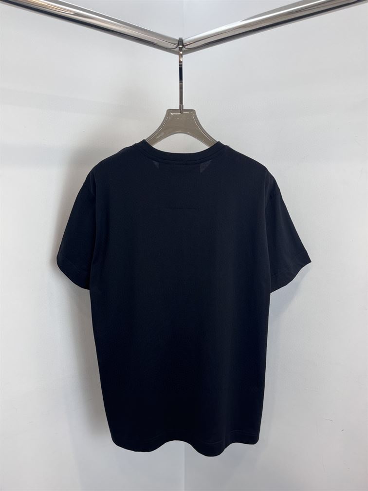 GIVENCHY SLIM FIT T-SHIRT WITH TAG EFFECT - GTS009