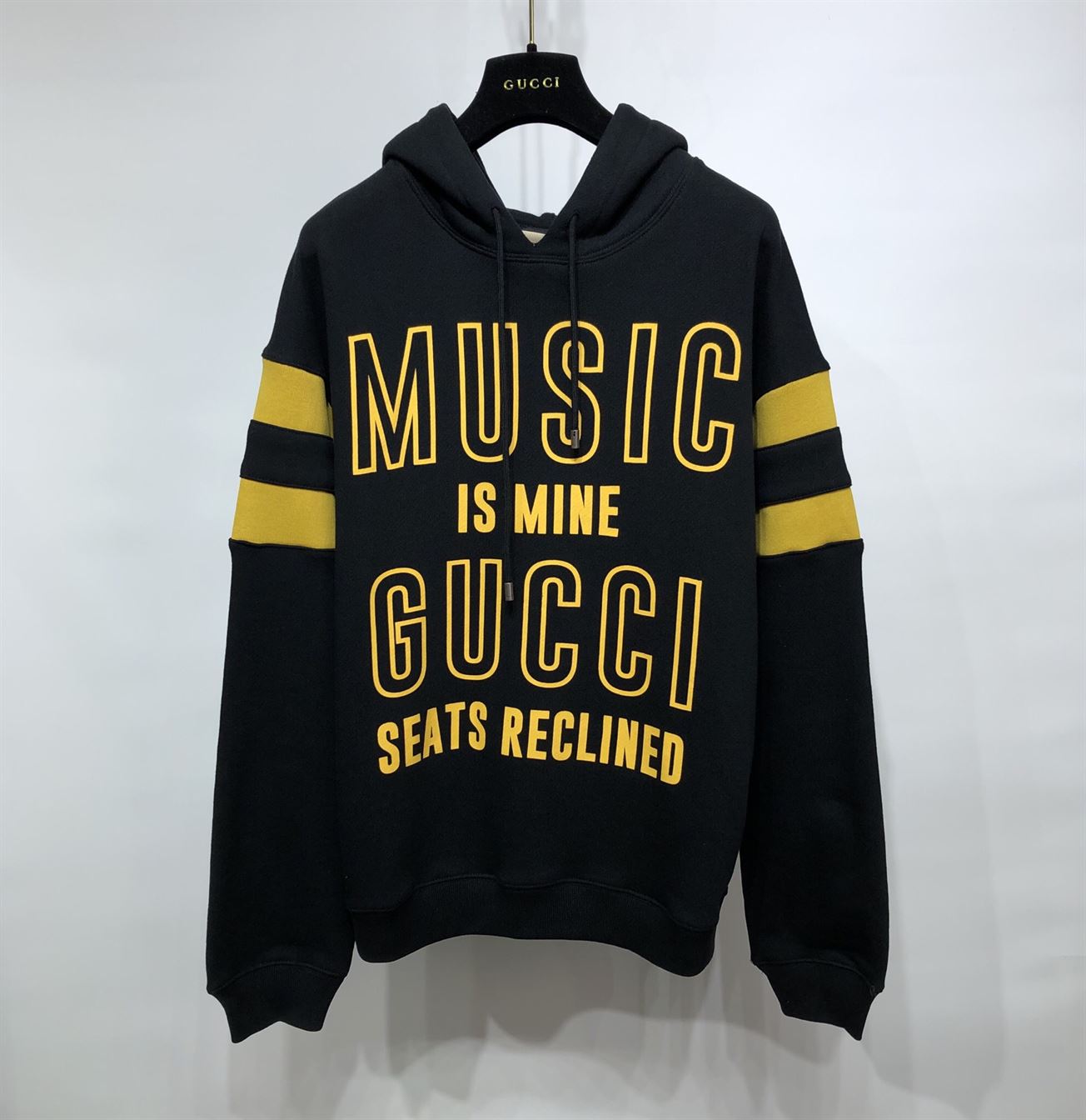 GUCCI 100 COTTON SWEATSHIRT IN BLACK - GCK013