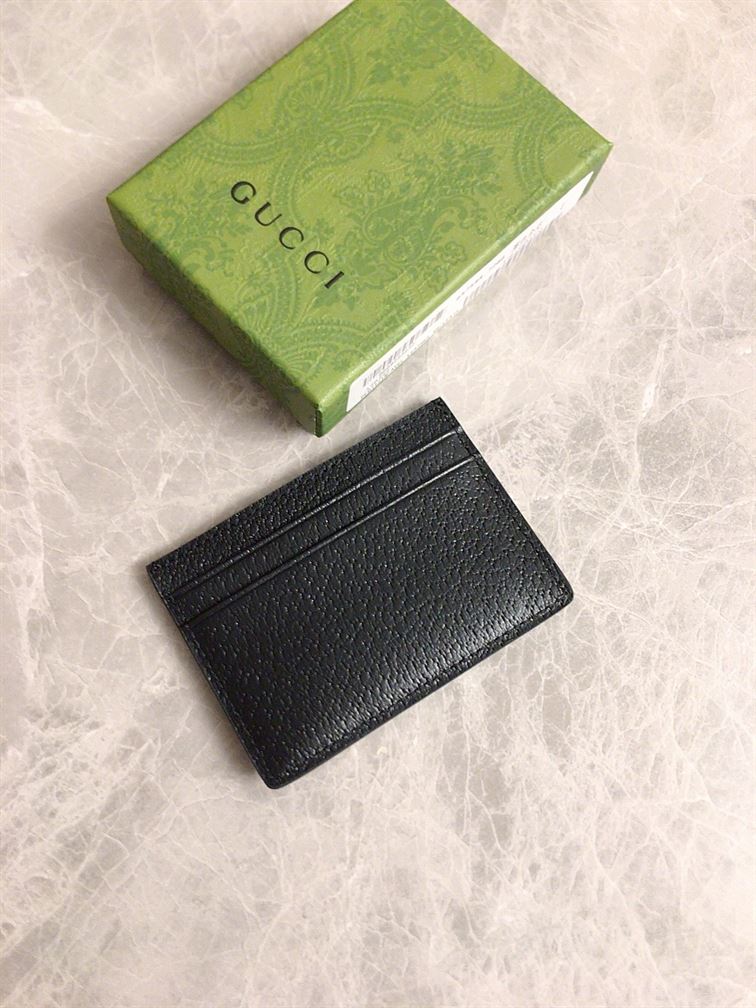 GUCCI ANIMALIER LEATHER CARD CASE