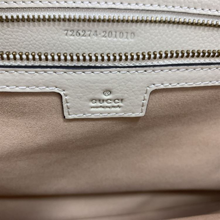 GUCCI APHRODITE MEDIUM SHOULDER BAG IN WHITE