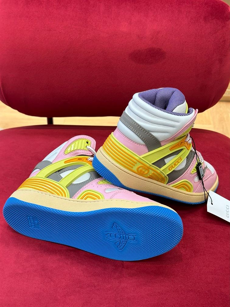 GUCCI BASKET HIGH-TOP SNEAKERS - GCC081