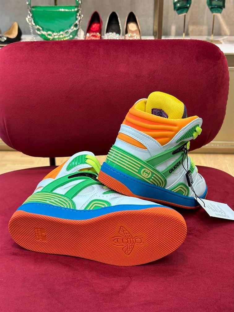 GUCCI BASKET HIGH-TOP SNEAKERS - GCC082