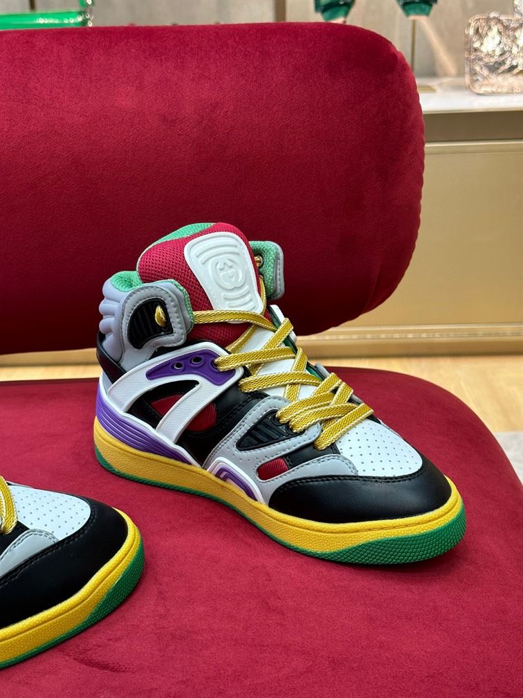 GUCCI BASKET HIGH-TOP SNEAKERS - GCC083