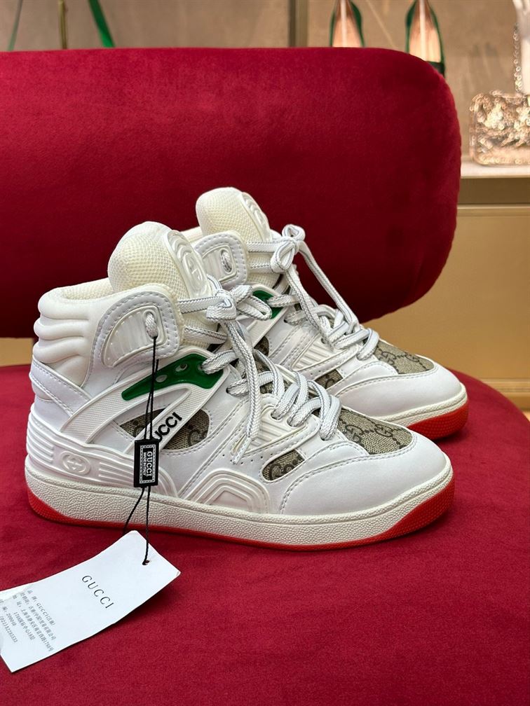 GUCCI BASKET HIGH-TOP SNEAKERS - GCC084