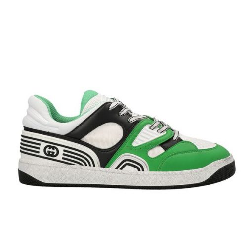 GUCCI BASKET SNEAKER IN GREEN DEMETRA - GCC109