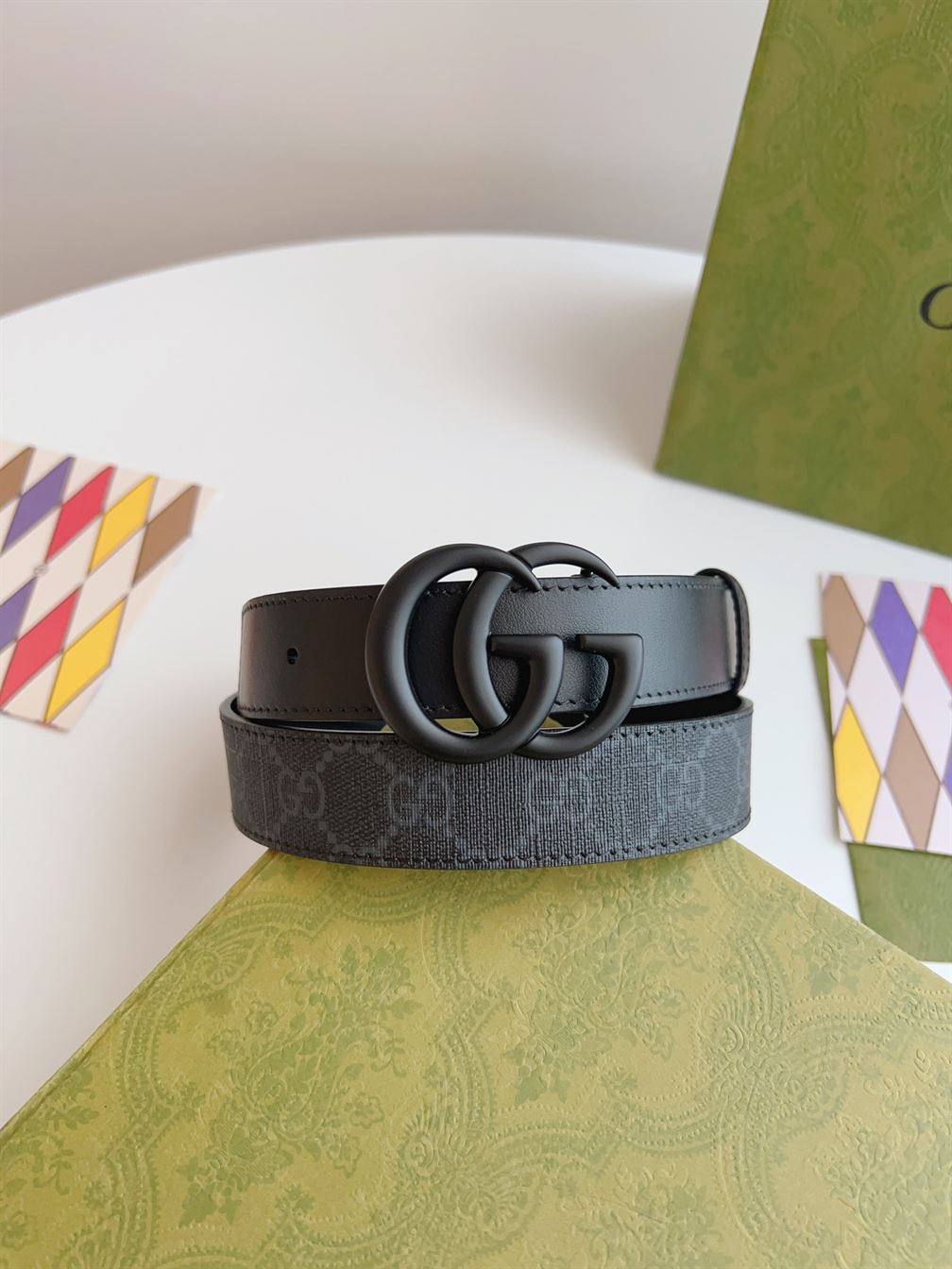 GUCCI BELT IN GG SUPREME FABRIC - GB029