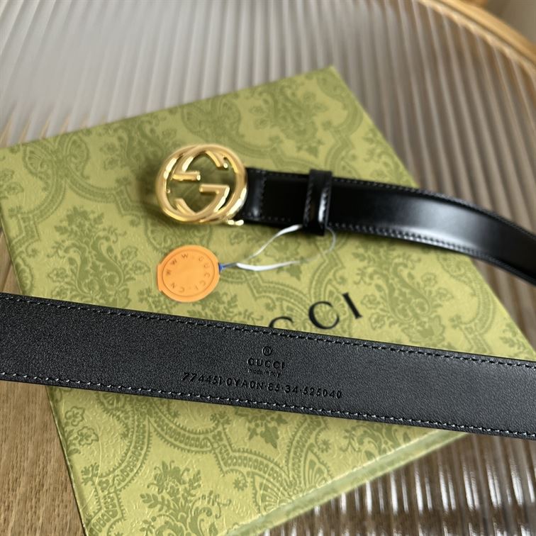 GUCCI BLONDIE BELT BLACK - GB047