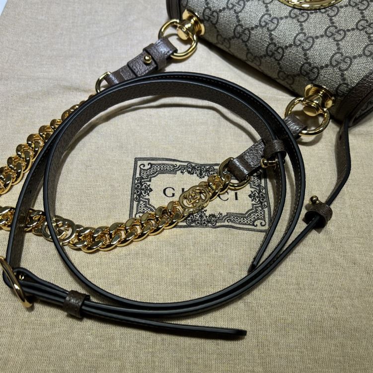 GUCCI BLONDIE MINI SHOULDER BAG WITH BEIGE