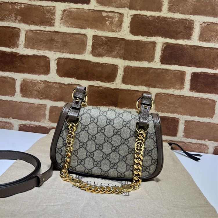 GUCCI BLONDIE MINI SHOULDER BAG WITH BEIGE