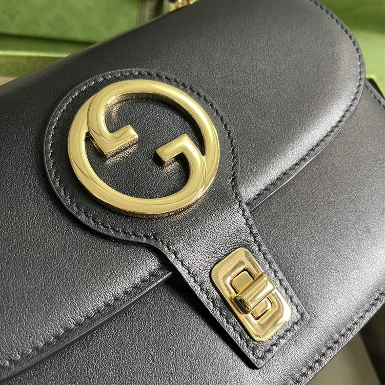 GUCCI BLONDIE TOP HANDLE BLACK BAG