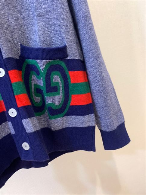 GUCCI BLUE CARDIGAN BUTTONS - GCK026