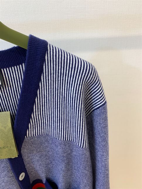 GUCCI BLUE CARDIGAN BUTTONS - GCK026