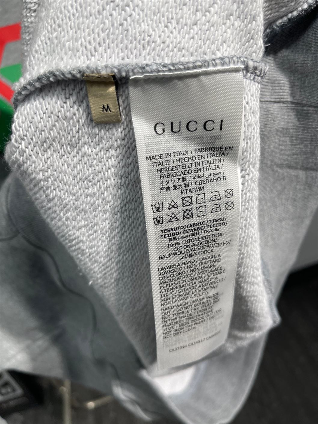 GUCCI CHAIN PRINT HOODED SWEATSHIRT - GCK023