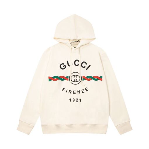 GUCCI COTTON 'GUCCI FIRENZE 1921' HOODED SWEATSHIRT - GCK009