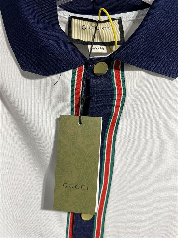 GUCCI COTTON JERSEY POLO SHIRT - GGS047