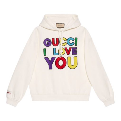 GUCCI COTTON JERSEY SWEATSHIRT WITH PRINT - GCK031