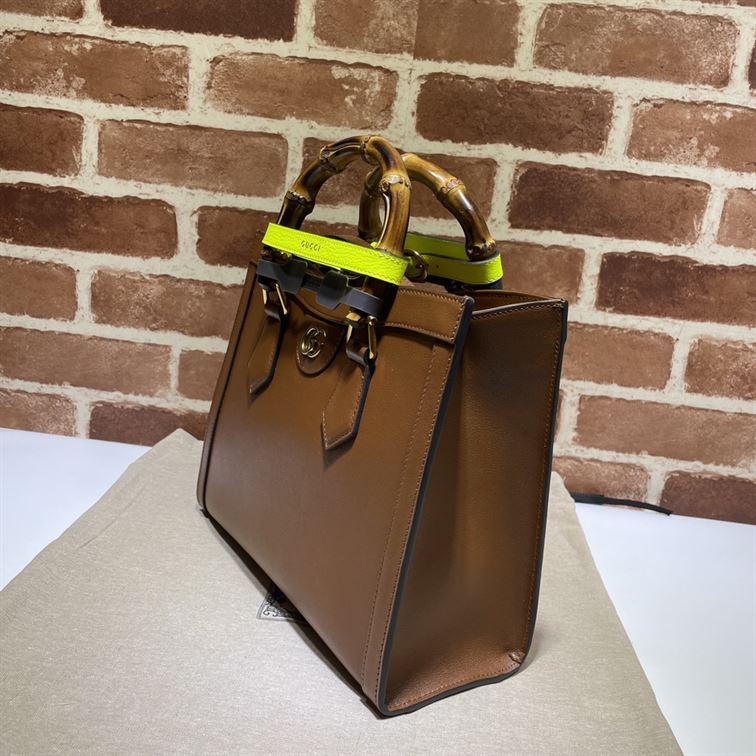 GUCCI DIANA SMALL NOTE BAG IN CUIR LEATHER